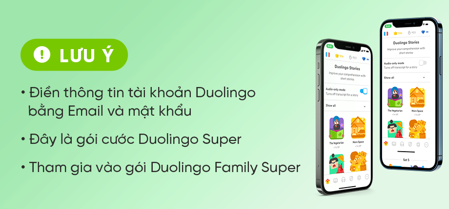 Duolingo Super ~1 tháng (28 ngày) - Tài khoản - Ảnh 3