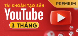 YouTube Premium + YouTube Music 3 tháng - Tài khoản